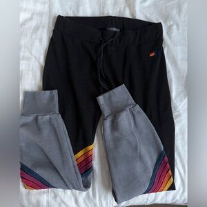 Aviator Nation black/grey sweatpants